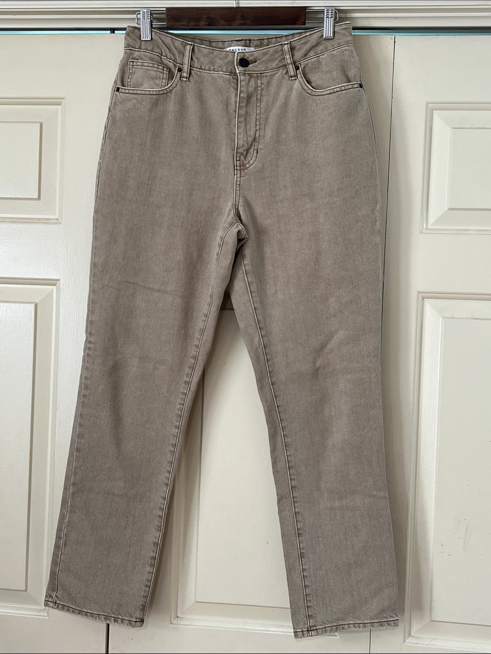 PacSun Men's or Uni-Sex Straight Leg Jeans in Taupe